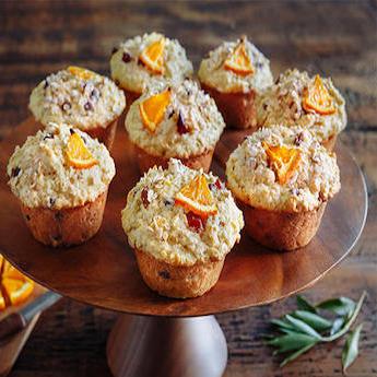Rise and Shine Orange & Oatmeal Muffins