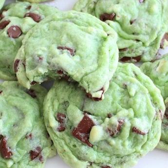 Elsie’s Green with Envy Mint Chocolate Cookies
